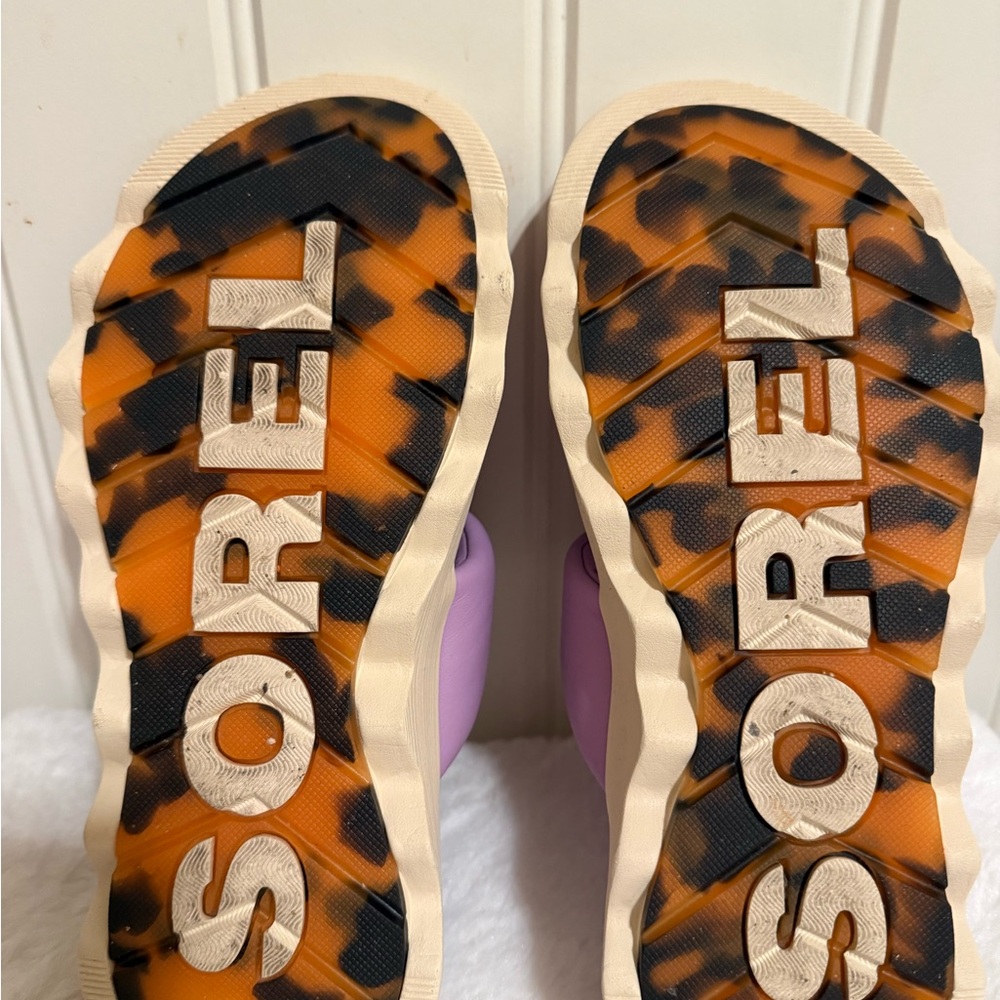 Sorel Vibe Twist Purple Slide Sandals - Picture 8 of 8